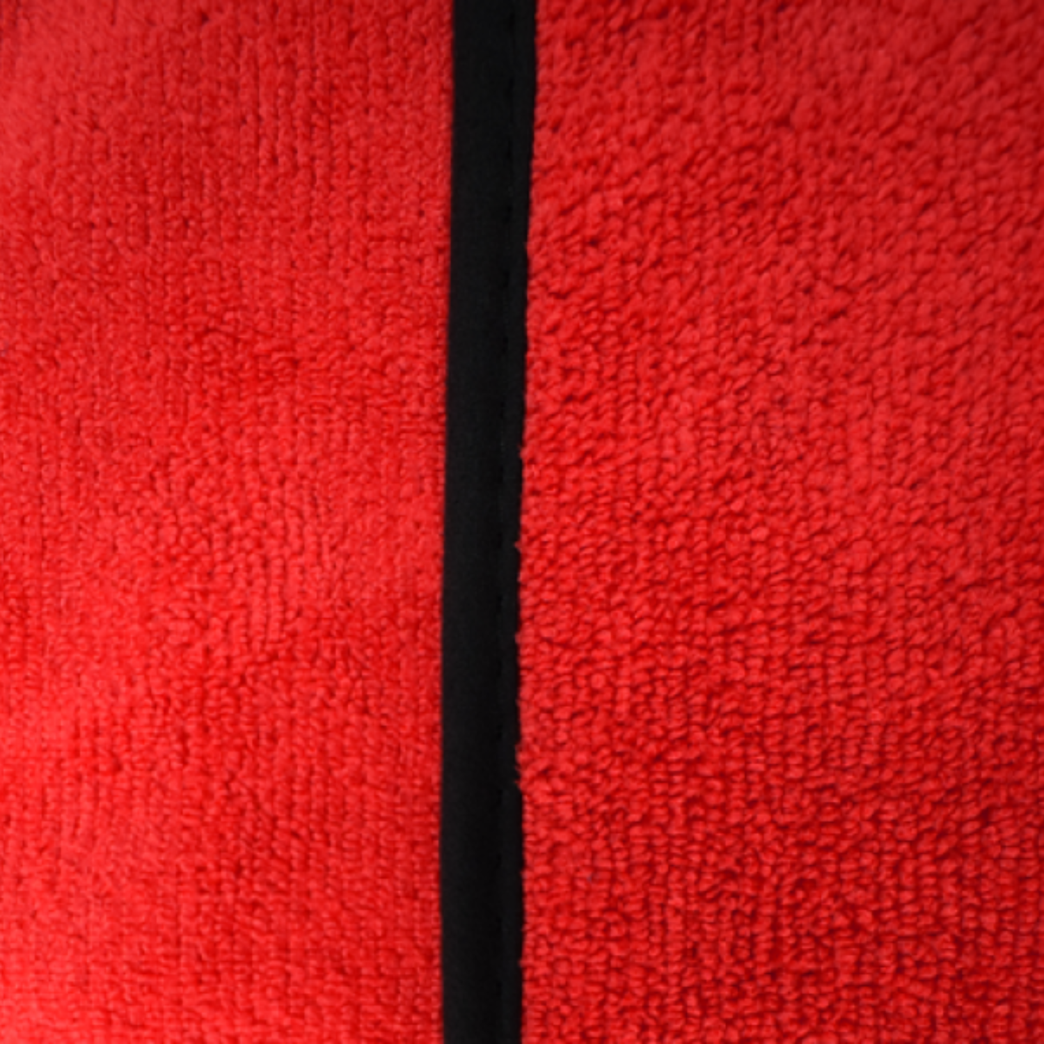 DRAGO RED SUEDE EDGE 70/30 MICROFIBER TOWEL:  41 X 41